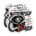 (2 Pack) Raccoon Magnets - Spicy Book Reader - Trashy Smut Lover - Funny Animal Decor - Bookworm Humor - 5 Inches On Longest Side - Thick Durable Magnet - Made in USA - MAG20259