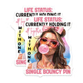 (2 Pack) Holding It Together Magnets - Life Status Humor - Busy Woman Sarcastic Quote - Fridge Locker Office Decor - 5 Inches On Longest Side - Thick Durable Magnet - Made in USA - MAG38457