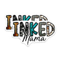 (2 Pack) Inked Mama Magnets - Western Mama Decor - Boho Cowhide Fridge Accessory - 5 Inches On Longest Side - Thick Durable Magnet - Made in USA - MAG29066