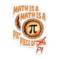 (2 Pack) Math is a Piece of Pi Magnets - Math Humor - 5" On Longest Side - for Cars, Fridges, Toolboxes - Made in USA - MAG8165