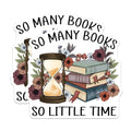 (2 Pack) Book Lover Magnets - So Many Books Magnet - Bookish Magnet Set - 5" On Longest Side - Premium Magnet - for Cars, Refrigerators, Toolboxes, Lockers - Made in USA - MAG16018