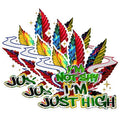 (3 Pack) I'm Not Shy Decals - I'm Just High - Laptop Decal - 3 Inches On Longest Side - Easy Peel & Apply - Made in USA - 3MCS1446