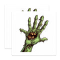 (2 Pack) Zombie Hand Magnets - Creepy Horror Decor - Halloween Party Spooky Kitchen - 5 Inches On Longest Side - Thick Durable Magnet - Made in USA - MAG38414