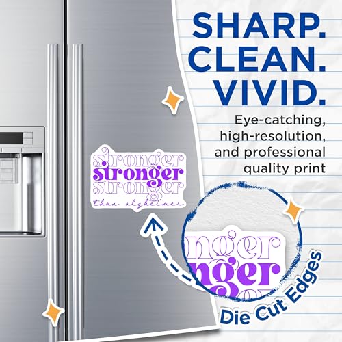 (2 Pack) Inspirational Quote Magnet - 5" On Longest Side - Sticks to Smooth Flat Surfaces - Made in USA - MAG9798