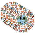 (3 Pack) Be Kind to Earth Decals - Smiley Earth - Planet Laptop Decal - 3 Inches On Longest Side - Easy Peel & Apply - Made in USA - 3MCS1690