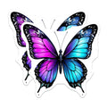 (2 Pack) Butterfly Magnets - Colorful Butterfly Art - Fridge Magnets - 5" On Longest Side - Premium Magnet - for Cars, Refrigerators, Toolboxes, Lockers - Made in USA - MAG14930