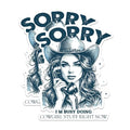 (2 Pack) Sorry I m Busy Doing Cowgirl Stuff Right Now Magnets - Funny Cowgirl Saying Magnets - Cowgirl Novelty Magnets- 5" On Longest Side - for Fridges, Toolboxes, Cars - Made in USA - MAG2577