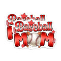 (2 Pack) Baseball Mom Magnets - Sports Mom Accessories - Team Spirit Decor - 5 Inches On Longest Side - Thick Durable Magnet - Made in USA - MAG30272