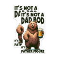 (2 Pack) Dad BOD Magnets - Father Figure Humor - Funny Bear with Beer - Man Cave Decor - Father's Day - Dad Joke - 5" On Longest Side - for Cars, Fridges, Toolboxes - Made in USA - MAG7480