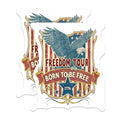 (2 Pack) Eagle Design Magnet - Patriotic Decor - 5" On Longest Side - Sticks to Smooth Flat Surfaces - Made in USA - MAG10264