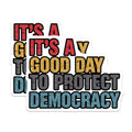 (2 Pack) Protect Democracy Magnets - Political Statement - Activism Magnets - 5" On Longest Side - Premium Magnet - for Cars, Refrigerators, Toolboxes, Lockers - Made in USA - MAG15924