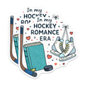 (2 Pack) Hockey Romance Era Magnets - BookTok Reader - Ice Hockey Fan Decor - 5 Inches On Longest Side - Thick Durable Magnet - Made in USA - MAG38428