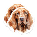 (2 Pack) Cocker Spaniel Magnets - Watercolor Dog Art - Pet Owner Decor - Spaniel Lover Gifts - 5 Inches On Longest Side - Thick Durable Magnet - Made in USA - MAG30679