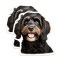 (2 Pack) Cavapoo Dog Magnets - Cute Doodle Puppy Decor - Pet Lover Fridge Accessories - Animal Art for Home - 5 Inches On Longest Side - Thick Durable Magnet - Made in USA - MAG25015