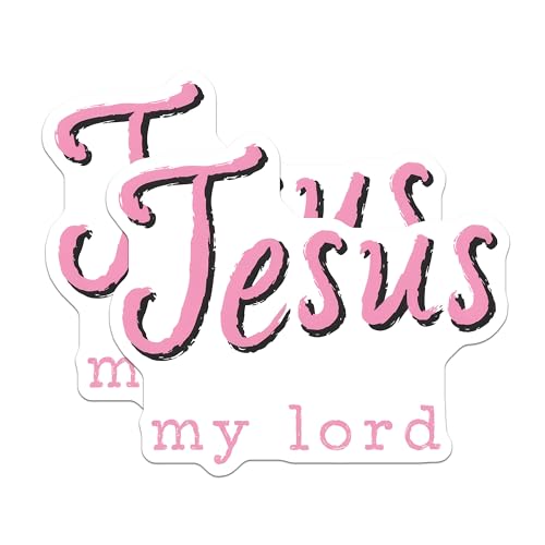 (2 Pack) Jesus My Lord Magnets Magnets - 5" On Longest Side - Made in USA - Sticks to Refrigerators & Metal Surfaces - MAG8933
