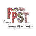 (2 Pack) PST Primary School Teacher Magnets - Teacher Appreciation - Educator Decor - 5" On Longest Side - Premium Magnet - for Cars, Refrigerators, Toolboxes, Lockers - Made in USA - MAG14191