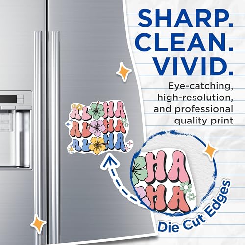 (2 Packs) Aloha Hawaiian Magnets - Hawaiian Inspired Aloha Magnets - 5 Inches On Longest Side - Premium Magnet - for Fridges, Toolboxes, Cars - Made in USA - MAG2313