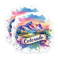 (2 Pack) Colorado Adventure Magnets - Scenic Mountain Views - Travel Souvenir - State Pride - 5" On Longest Side - for Cars, Fridges, Toolboxes - Made in USA - MAG7031