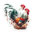 (2 Pack) Rooster Magnets - Forest Animal Magnet - Farmhouse Kitchen Decor - 5" On Longest Side - Premium Magnet - for Cars, Refrigerators, Toolboxes, Lockers - Made in USA - MAG15220