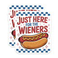 (2 Pack) Funny Hot Dog Magnets - BBQ Refrigerator Magnets - Humorous Kitchen Decor for Foodies - 5 Inches On Longest Side - Thick Durable Magnet - Made in USA - MAG38326