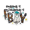(2 Pack) Mama's Boy Ghost Magnets - Western Halloween - Southern Mom Decor - 5 Inches On Longest Side - Thick Durable Magnet - Made in USA - MAG30005