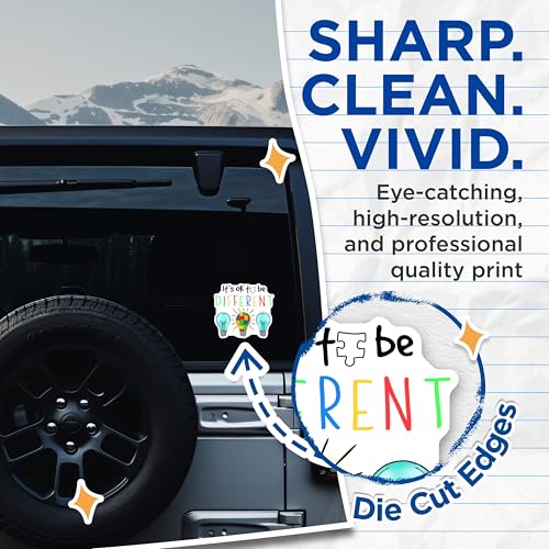 (2 Pack) Motivational Quote Stickers - 5" On Longest Side - Sticks to Smooth Flat Surfaces - Made in USA - BMCS8524 - BMCS8524