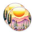 (2 Pack) Saguaro National Park Bumper Magnet - US National Park - Choose from 63 Parks - 5" On Longest Side - Decal for Car Bumper, Laptop, Water Bottle, Wall, and Window - MAG1599