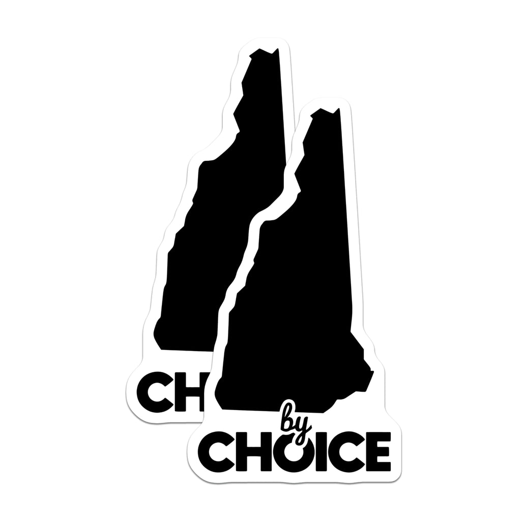 (2 Pack) New Hampshire Magnets - State Silhouette Decor - By Choice Motto Pride - 5 Inches On Longest Side - Thick Durable Magnet - Made in USA - MAG22105