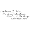 (3 Pack) Choose You Again Decals - Love Quote Stickers - Laptop Decals- 3 Inches On Longest Side - Easy Peel & Apply - Made in USA - 3MCS5448