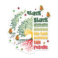 (2 Pack) Black History Magnets - Honoring The Past Magnets - Inspiring The Future Magnets - Tree of Life Magnets - 5" On Longest Side - for Cars, Fridges, Toolboxes - Made in USA - MAG3728