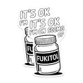 (2 Pack) Funny Prescription Stickers - Humorous Medication Decals - Sarcastic Medicine Label Sticker - 5" On Longest Side - Sticks to Smooth Flat Surfaces - Made in USA - BMCS5592