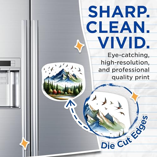 (2 Packs) Mountains Forest Magnets - Nature Hiking Hiker Magnets - 5 Inches On Longest Side - Premium Magnet - for Fridges, Toolboxes, Cars - Made in USA - MAG2290