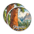 (2 Pack) Sequoia National Park Bumper Magnet - US National Park - Choose from 63 Parks - 5" On Longest Side - Decal for Car Bumper, Laptop, Water Bottle, Wall, and Window - MAG1600