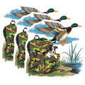 (3 Pack) Hunting Dog Decals - Duck Hunting - Camo Backpack Decal - 3 Inches On Longest Side - Easy Peel & Apply - Made in USA - 3MCS8170