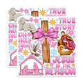 (2 Pack) Jesus is the Reason Magnets - Nativity Scene Christmas Decor - Christian Faith Holiday Fridge Magnets - 5 Inches On Longest Side - Thick Durable Magnet - Made in USA - MAG28422