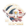 (2 Pack) 250 Years Freedom Magnets - Bald Eagle American Flag Decor - 1776-2026 Patriotic USA Commemoration - 5 Inches On Longest Side - Thick Durable Magnet - Made in USA - MAG21064