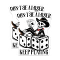 (2 Pack) Poker Skeleton Magnets - Cowboy Gambler - Playing Card Decor - 5" On Longest Side - Premium Magnet - for Cars, Refrigerators, Toolboxes, Lockers - Made in USA - MAG16268