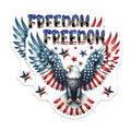 (2 Pack) Freedom Eagle Magnets - Patriotic Eagle Design - USA Pride - 5" On Longest Side - for Cars, Fridges, Toolboxes - Made in USA - MAG7397