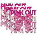 (3 Pack) Pink Out Decals - Pink Ribbon Decals - Softball Ribbon Stickers - 3 Inches On Longest Side - Easy Peel & Apply - Made in USA - 3MCS1038