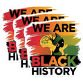 (3 Pack) Black History Decals - African Queen Laptop Decal - Celebration Decal - 3 Inches On Longest Side - Easy Peel & Apply - Made in USA - 3MCS2668