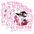 (3 Pack) Breast Cancer Awareness Decals - Pink Ribbon Ghost Decal - October We Wear Pink Decals - 3 Inches On Longest Side - Easy Peel & Apply - Made in USA - 3MCS1355