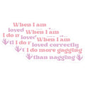 (3 Pack) Gagging Than Nagging Decals - Pink Funny Saying - Laptop Decal - Heart Flames - 3 Inches On Longest Side - Easy Peel & Apply - Made in USA - 3MCS7252