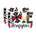 (2 Pack) Firefighter Love Magnets - Firefighter Axes - Maltese Cross Fridge Magnets - 5" On Longest Side - Premium Magnet - for Cars, Refrigerators, Toolboxes, Lockers - Made in USA - MAG15591