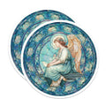 (2 Pack) Angel Magnets - Religious Home Decor - Spiritual Art Refrigerator Decal - 5" On Longest Side - Premium Magnet - for Cars, Refrigerators, Toolboxes, Lockers - Made in USA - MAG15531