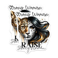 (2 Pack) Strong Woman Magnets Magnets - Motivational Decor - 5" On Longest Side - Made in USA - Sticks to Refrigerators & Metal Surfaces - MAG9248