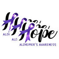 (3 Pack) Alzheimers Hope Decals - Purple Ribbon Decals - Awareness Ribbon - 3 Inches On Longest Side - Easy Peel & Apply - Made in USA - 3MCS8560