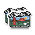 (2 Pack) Albertville Alabama Magnets - Sand Mountain - Fire Hydrant Fridge Decor - 5" On Longest Side - Premium Magnet - for Cars, Refrigerators, Toolboxes, Lockers - Made in USA - MAG17151