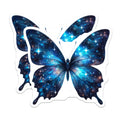 (2 Pack) Cosmic Butterfly Magnets - Galaxy Moth Decor - Celestial Fridge Art - 5 Inches On Longest Side - Thick Durable Magnet - Made in USA - MAG38432