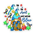 (2 Pack) Autism Awareness Stickers - April Awareness - 5" On Longest Side - Sticks to Smooth Flat Surfaces - Made in USA - BMCS8811 - BMCS8811