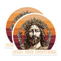 (2 Pack) Jesus Magnets - Christian Faith Decor - Inspirational Crown of Thorns Fridge Magnets - 5 Inches On Longest Side - Thick Durable Magnet - Made in USA - MAG26299